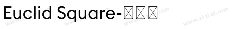Euclid Square字体转换